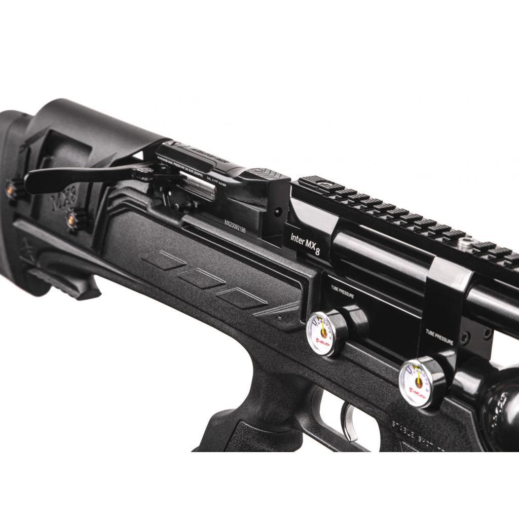 Гвинтівка пневматична редукторна PCP Aselkon MX8 Evoc Black кал.4,5 Фото 3